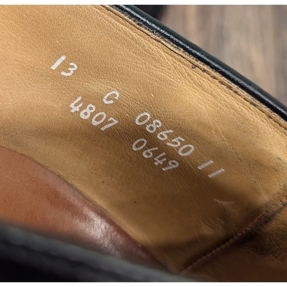 Allen Edmonds Brookwood Tassel Black Loafers Size 13